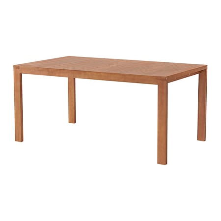 Alaterre Furniture Weston Eucalyptus Wood Outdoor Dining Table ANWT03EBO